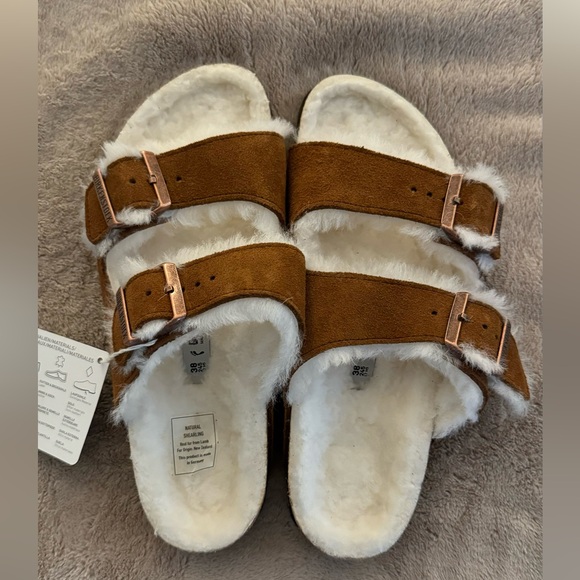 BIRKENSTOCK ARIZONA SHEARLING NWT - Picture 4 of 10